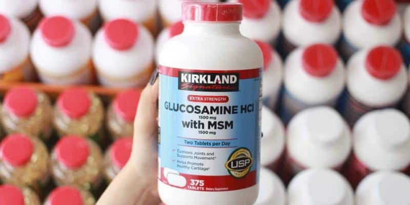 Thuốc Tây hỗ trợ điều trị thoái hóa cột sống cổ của Mỹ Kirkland Glucosamine HCL 1500mg