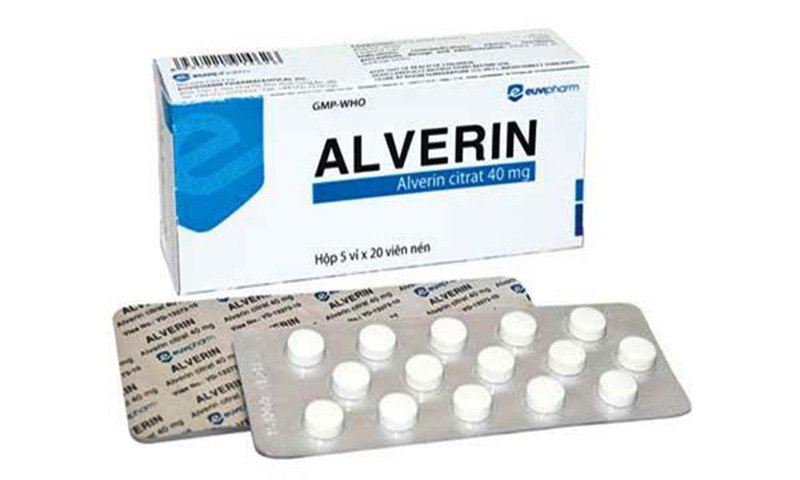 Thuốc điều trị xuất huyết dạ dày Alverin